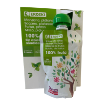 Bolsita 100% manzana-plátano, 4x100 g