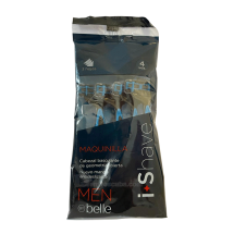 Maquinilla desechable 3 hojas, 4 unidades