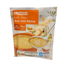 Sopa de ave con fideos, 76 g