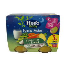 Potito de crema de verduras-rape, 2x190 g