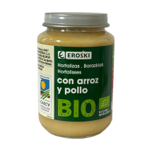 Tarrito de pollo con arroz, 200 g